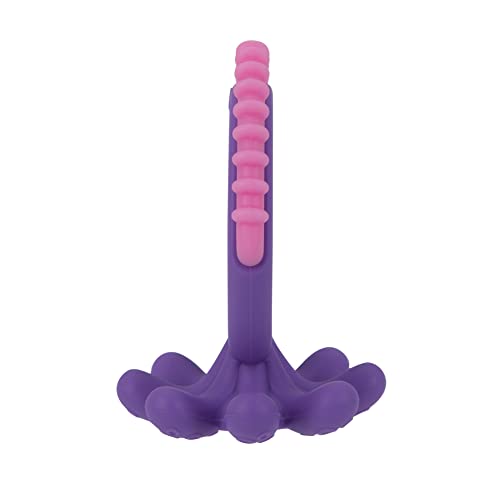 Nuby Geo Zoos Massaging Teether - Baby Teething Toy - Soft Easy Grip - 3+ Months - Elephant