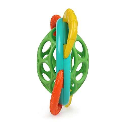 Bright Starts Oball Shaker Rattle Toy, Ages Newborn Plus