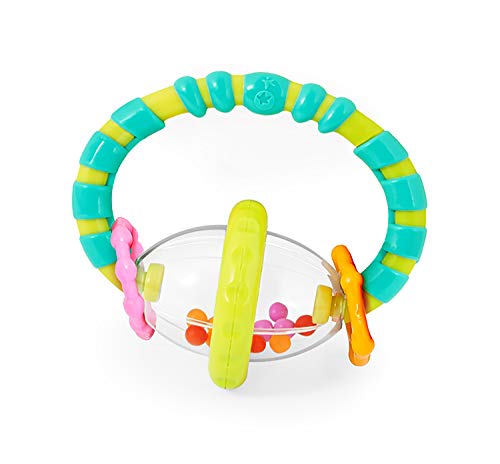 Bright Starts Oball Shaker Rattle Toy, Ages Newborn Plus