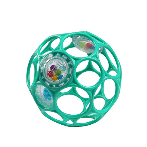 Bright Starts Oball Shaker Rattle Toy, Ages Newborn Plus