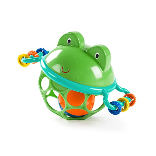 Bright Starts Oball Shaker Rattle Toy, Ages Newborn Plus
