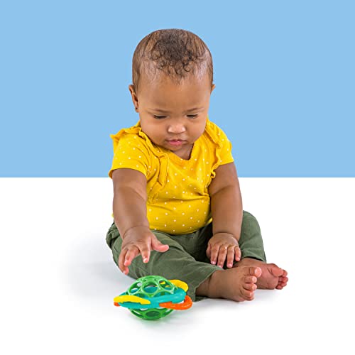 Bright Starts Oball Shaker Rattle Toy, Ages Newborn Plus