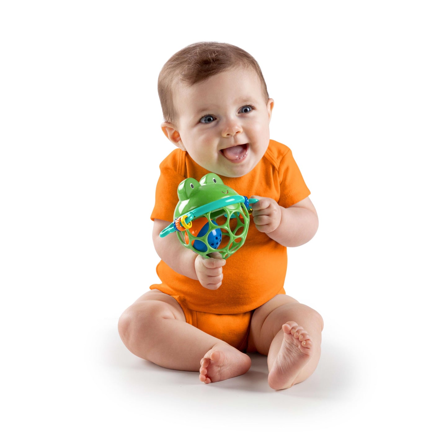 Bright Starts Oball Shaker Rattle Toy, Ages Newborn Plus