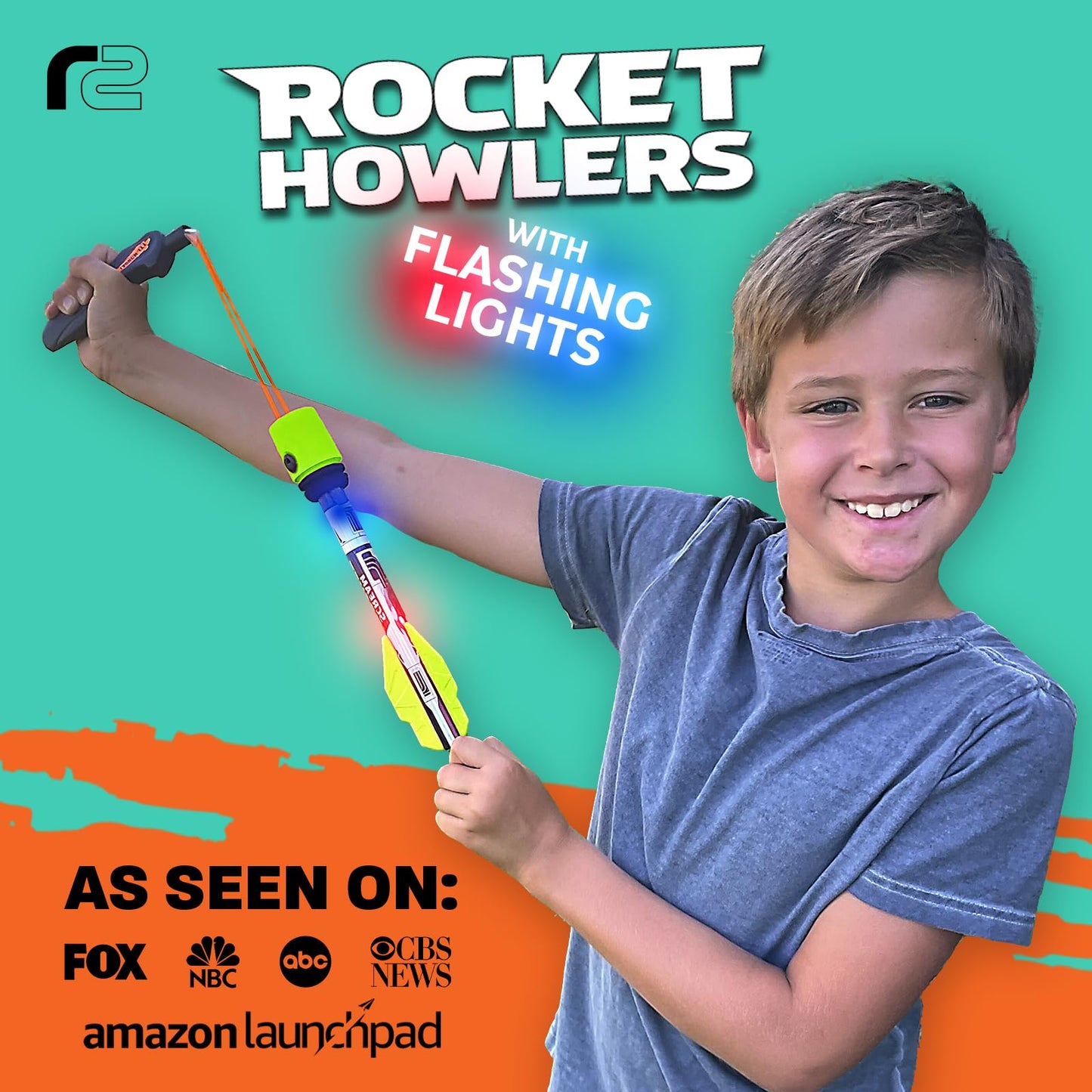 Toy Rocket Launcher for Kids: Slingshot Rockets Outdoor Toys & Beach Games - Water Summer Birthday Gifts for Boys & Girls All Ages 8 & Up - Pool Toys & Boy Gifts for 8 9 10 11 12 Year Old Gift Ideas