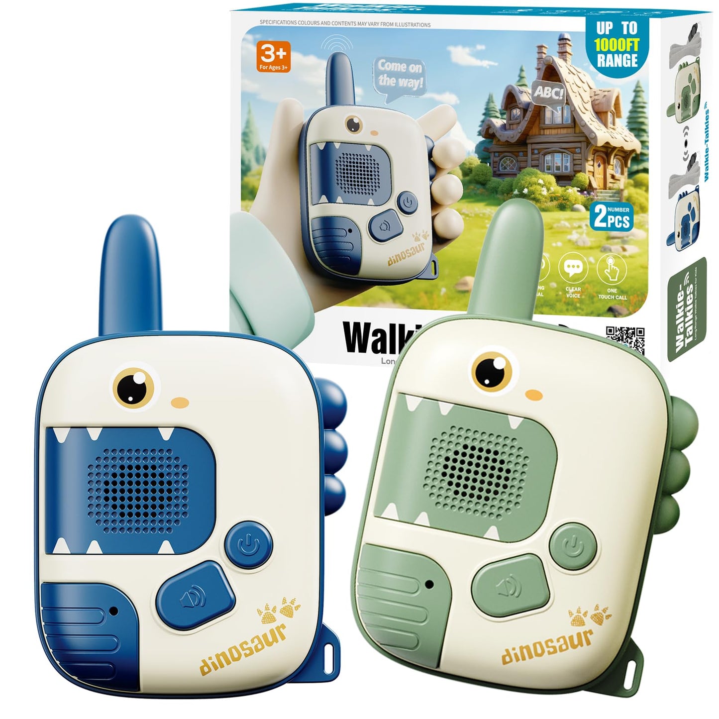 Walkie Talkies Toys for Girls:Unicorn Toys 2 Pack Birthday Gifts for 3 4 5-7 8 Year Old Girls Toy for 4 5 6 7 8-10 Year Old Camping Outdoor Games,Christmas Stocking Stuffers for Girls Kids