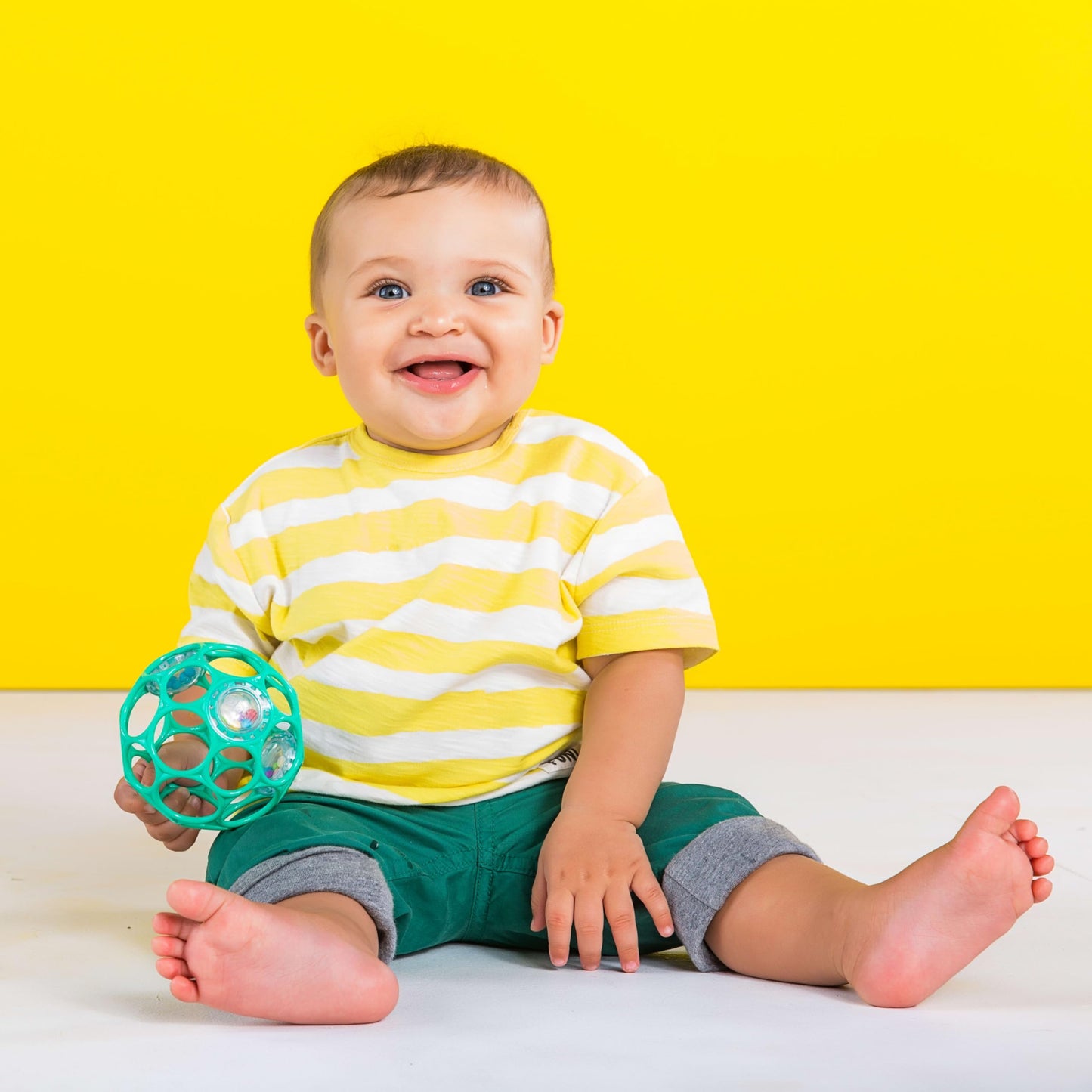Bright Starts Oball Shaker Rattle Toy, Ages Newborn Plus