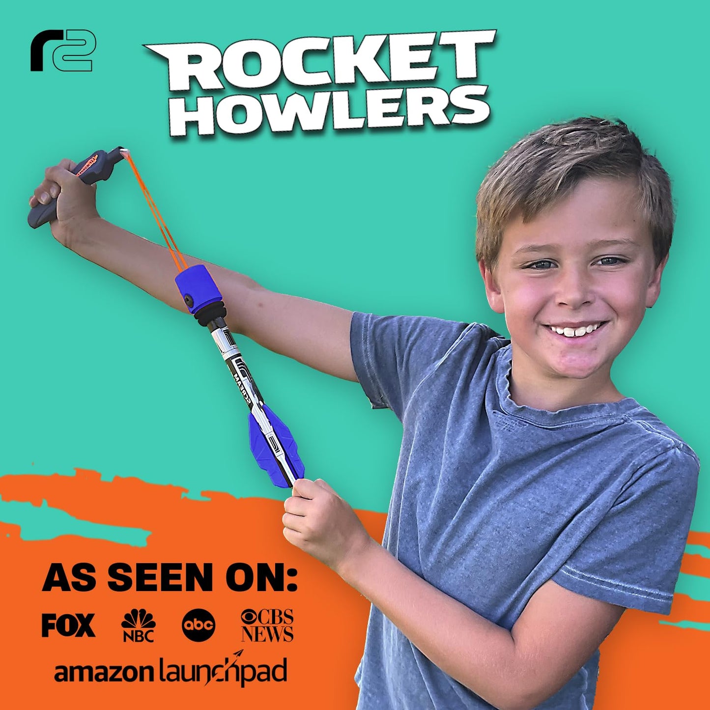 Toy Rocket Launcher for Kids: Slingshot Rockets Outdoor Toys & Beach Games - Water Summer Birthday Gifts for Boys & Girls All Ages 8 & Up - Pool Toys & Boy Gifts for 8 9 10 11 12 Year Old Gift Ideas