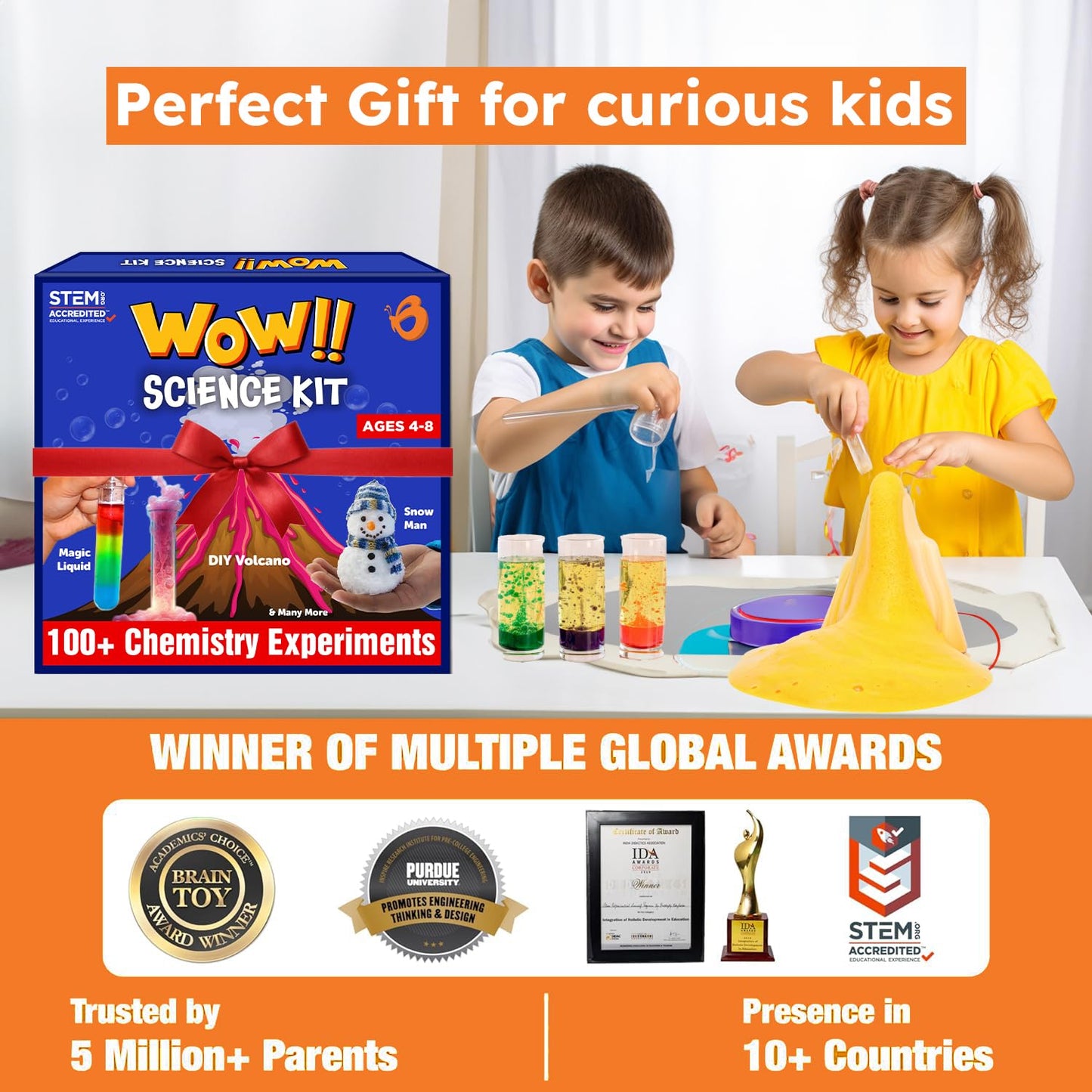 Butterfly EduFields 150+ Girls Science Kit for Kids 8-12 Ages 8 9 10 11 12 Years | Girls Science Experiments | Birthday for Girls | Girls Toys | Fun STEM Learning and Educational Toys