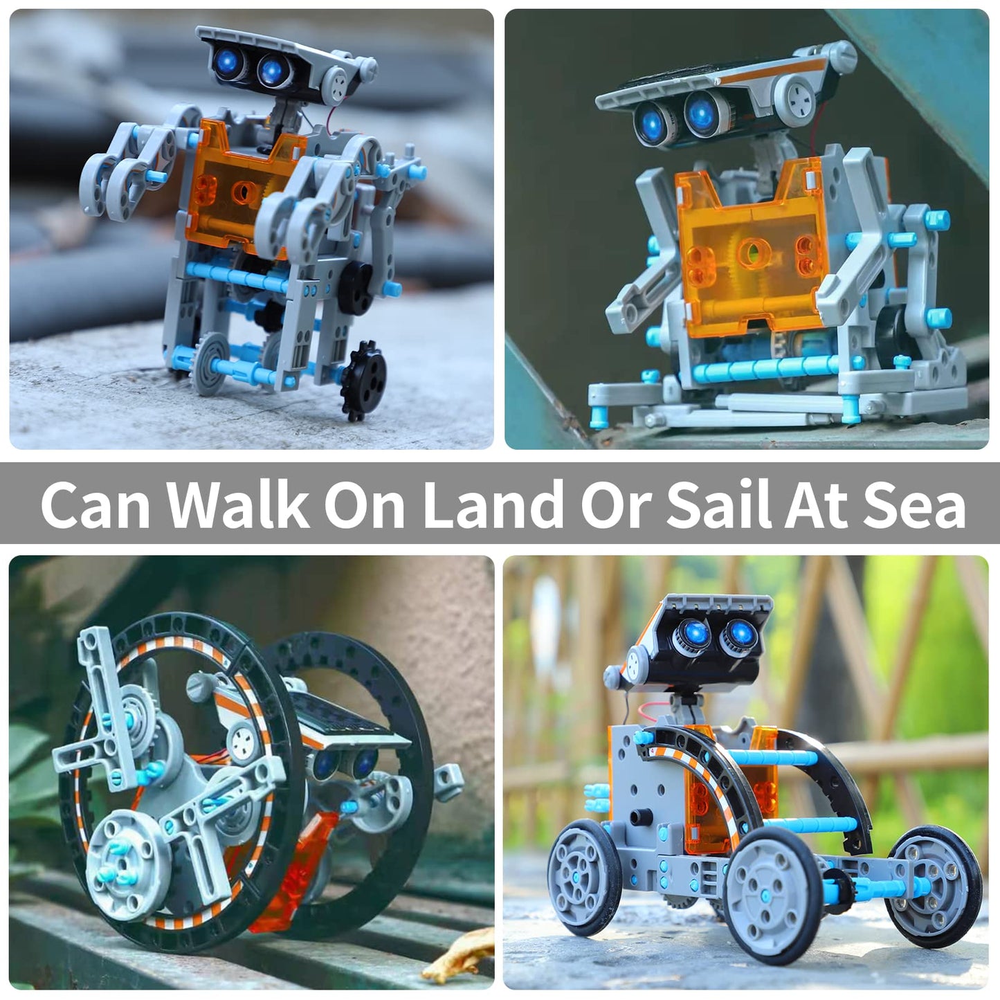 Lucky Doug Toys for Ages 8-13, 12-in-1 STEM Solar Robot Kit Toys Gifts for Kids 8 9 10 11 12 13 Years Old, Educational Building Science Experiment Set Birthday for Kids Boys Girls