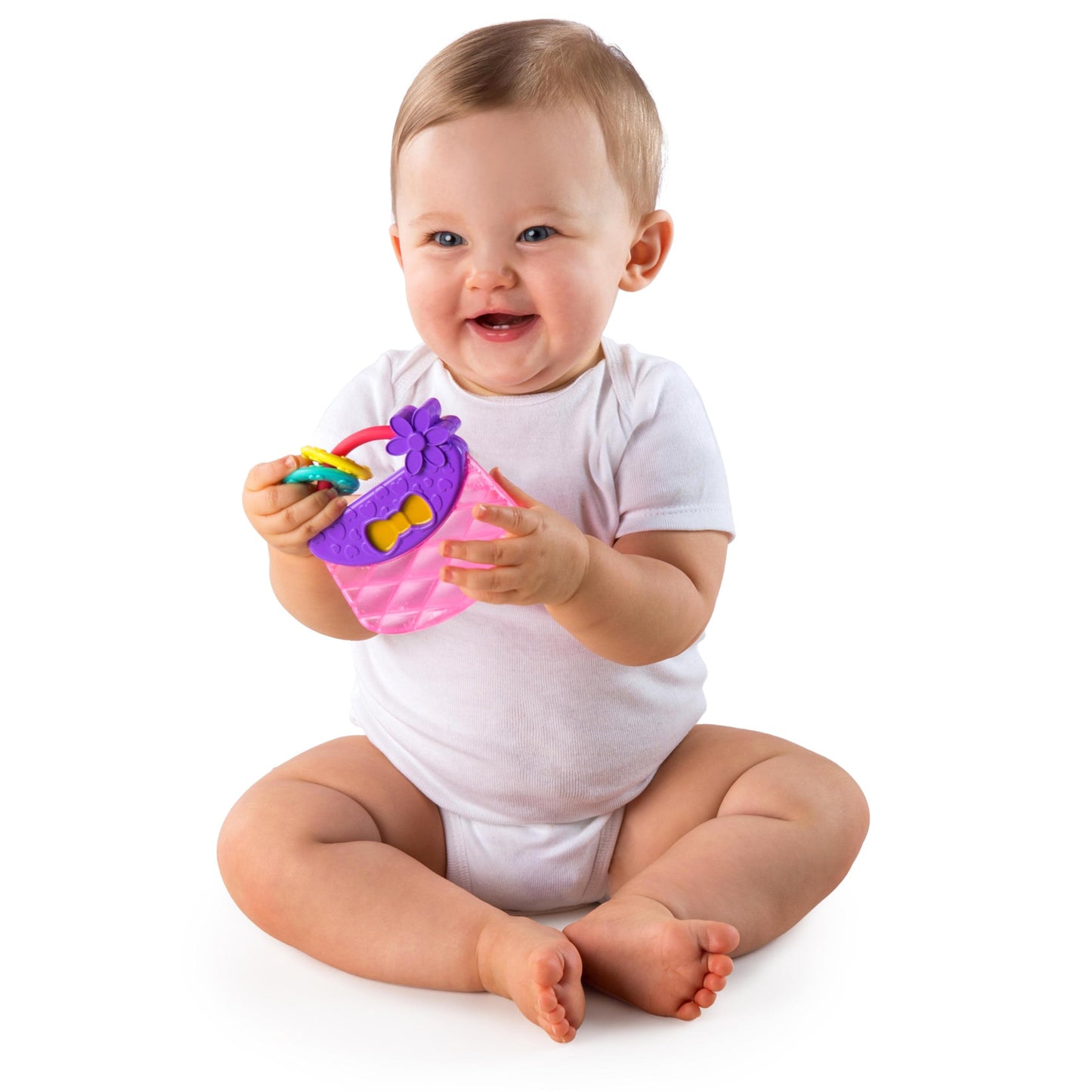 Bright Starts Oball Shaker Rattle Toy, Ages Newborn Plus