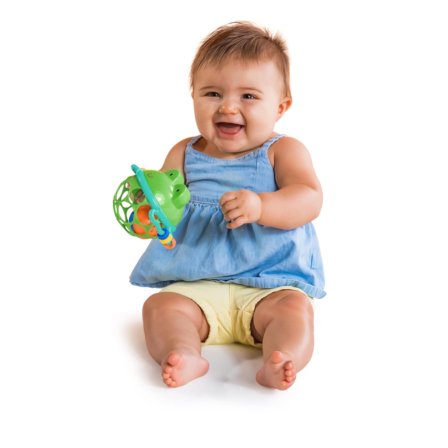 Bright Starts Oball Shaker Rattle Toy, Ages Newborn Plus