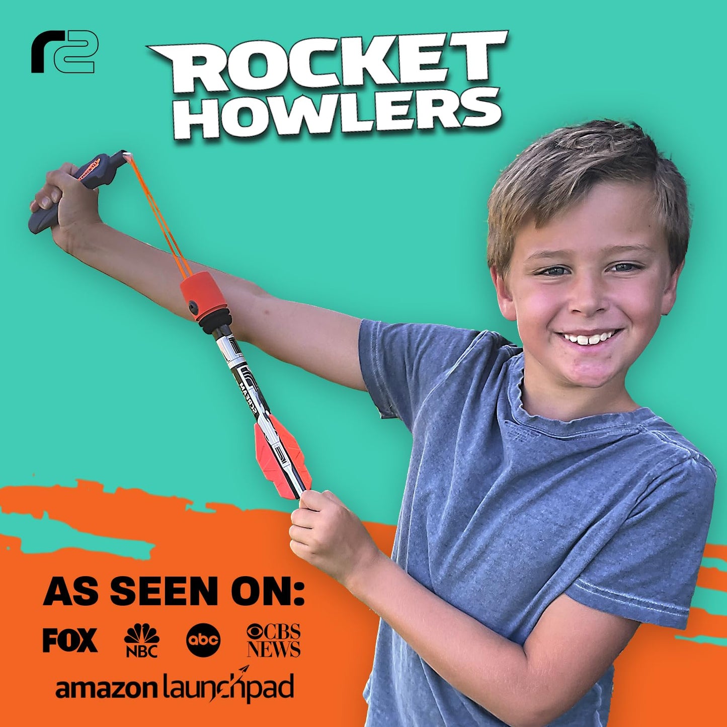 Toy Rocket Launcher for Kids: Slingshot Rockets Outdoor Toys & Beach Games - Water Summer Birthday Gifts for Boys & Girls All Ages 8 & Up - Pool Toys & Boy Gifts for 8 9 10 11 12 Year Old Gift Ideas