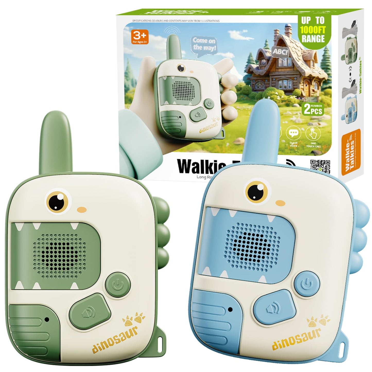 Walkie Talkies Toys for Girls:Unicorn Toys 2 Pack Birthday Gifts for 3 4 5-7 8 Year Old Girls Toy for 4 5 6 7 8-10 Year Old Camping Outdoor Games,Christmas Stocking Stuffers for Girls Kids