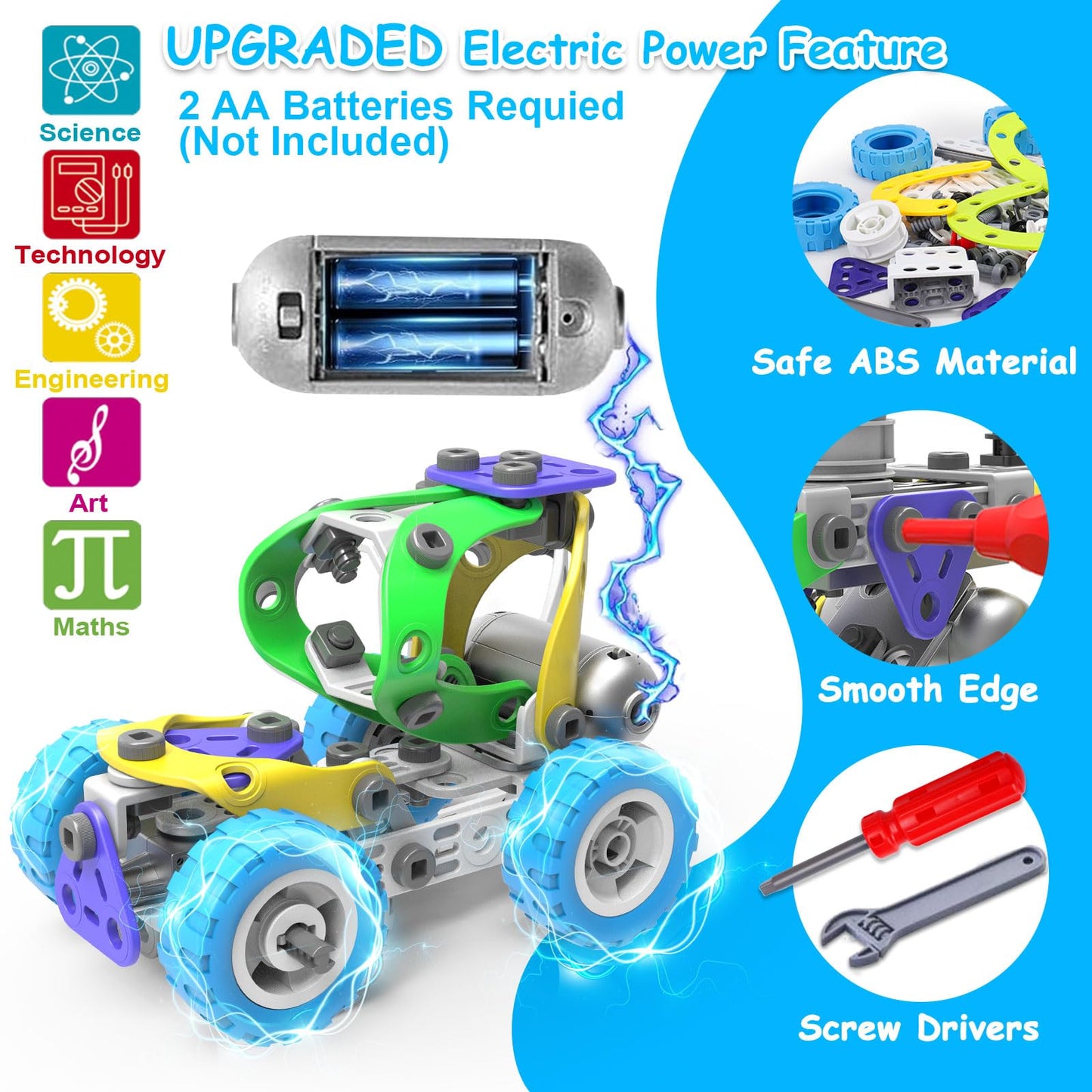 10 in 1 STEM Toys for 4 5 6 7 8+ Year Old Boy Girl Birthday Gifts Building Toys for Kids Ages 4-8 5-7 6-8 Educational Stem Activities for Boys 4-6 8-10 Construction Creative Games Holiday Idea Gift