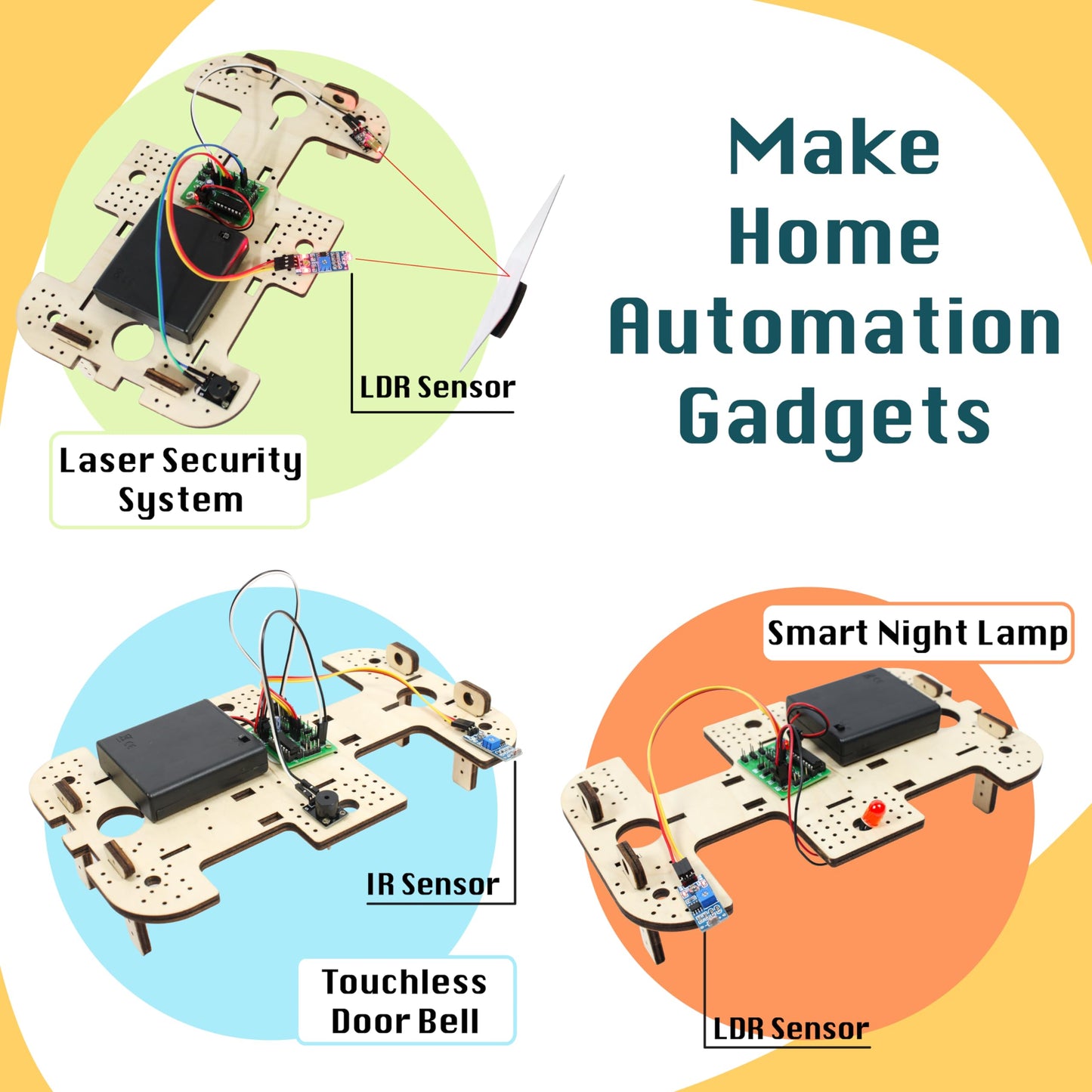 Butterfly Edufields 10in1 STEM Robotics Kit for Kids 8-12-14, Robot Kit for 8-10, Electronics for Kids 8-12, Engineering Kits for Kids Age 8-12, Science Kits for Kids Age 12-14, Circuit Board for Kids