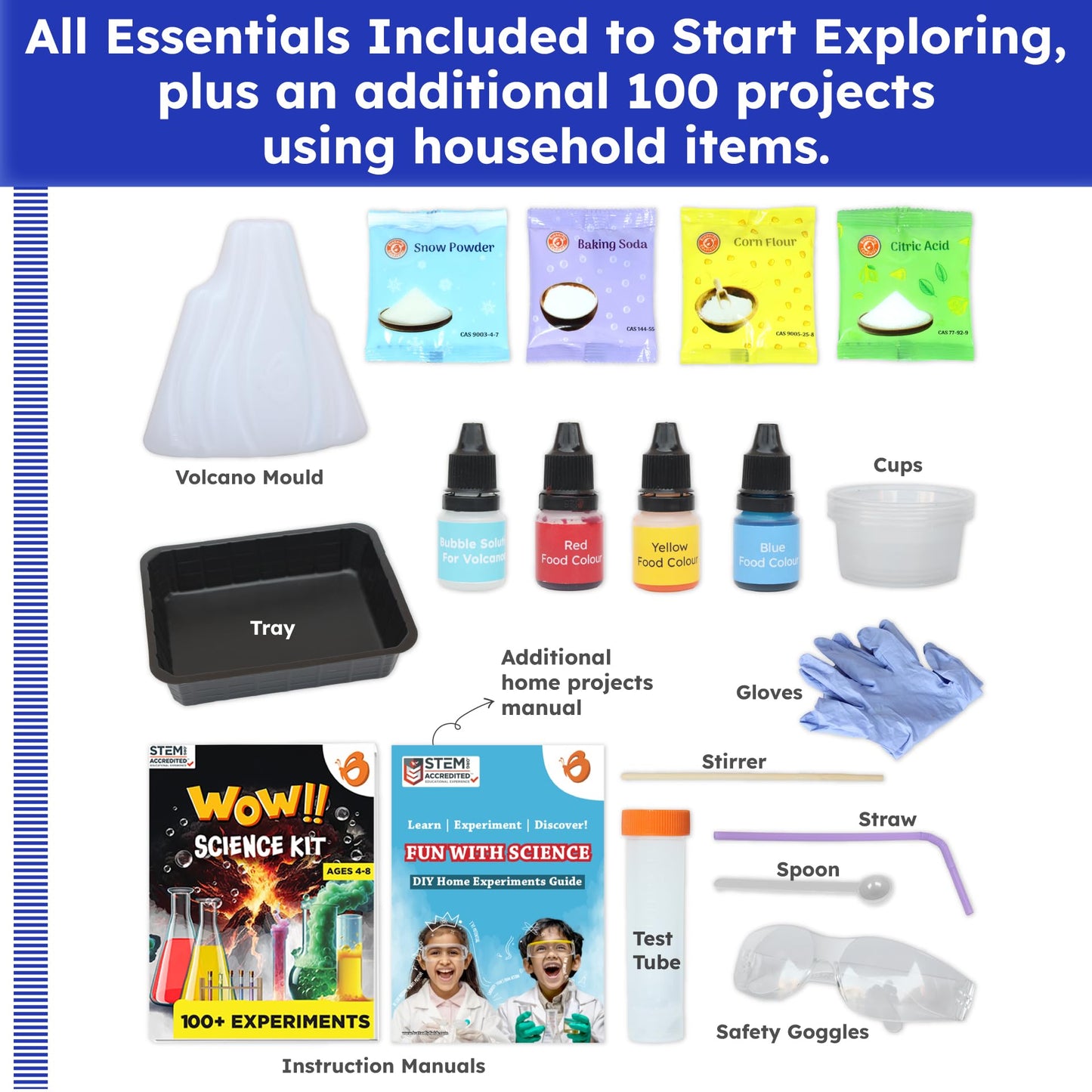 Butterfly EduFields 150+ Girls Science Kit for Kids 8-12 Ages 8 9 10 11 12 Years | Girls Science Experiments | Birthday for Girls | Girls Toys | Fun STEM Learning and Educational Toys