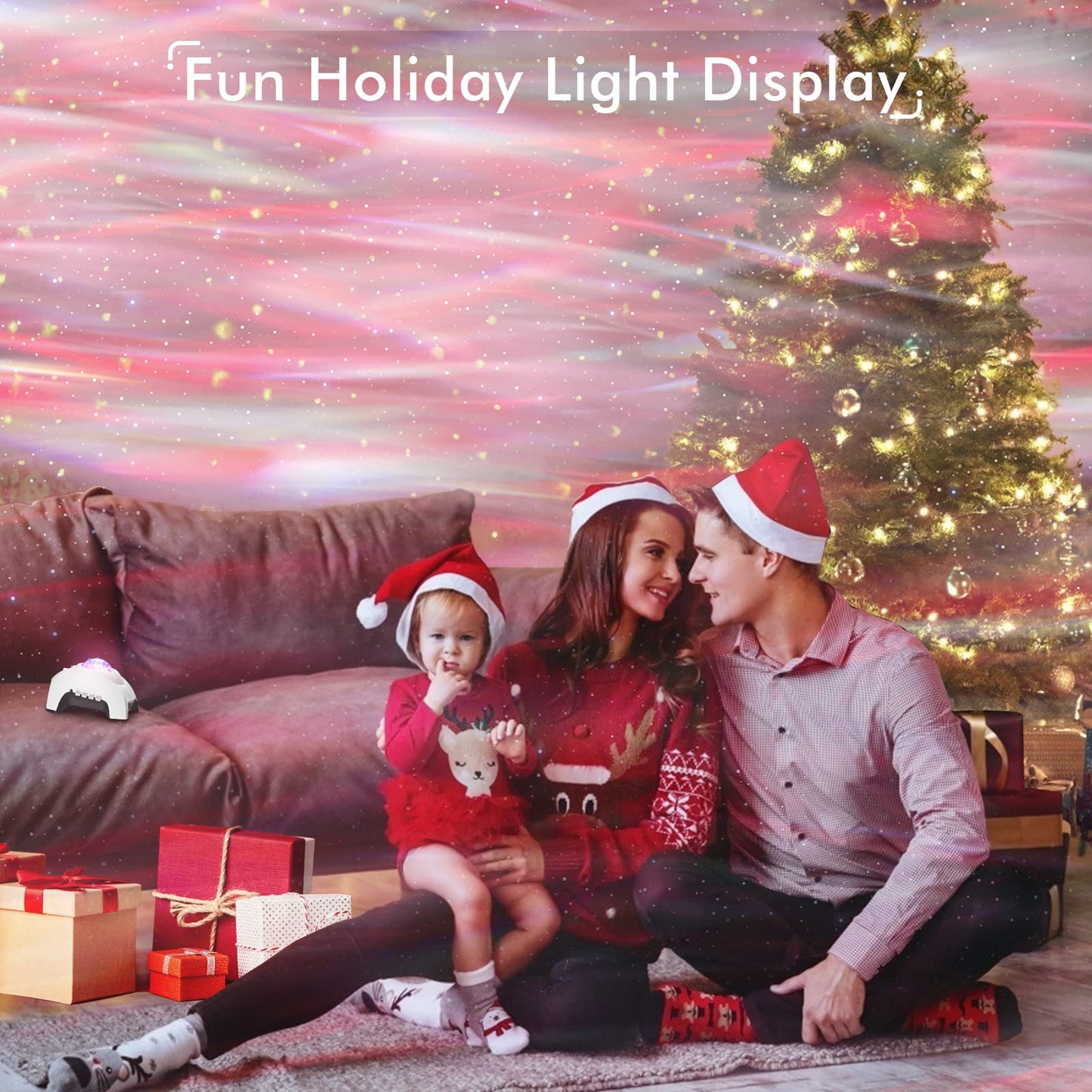 Rossetta Star Projector, Galaxy Projector for Bedroom, LED Night Light Aurora Projector with Bluetooth Speaker, White Noise, Timer and Remote, Room Decor, Gifts for Kids, Adults, Christmas, Birthday