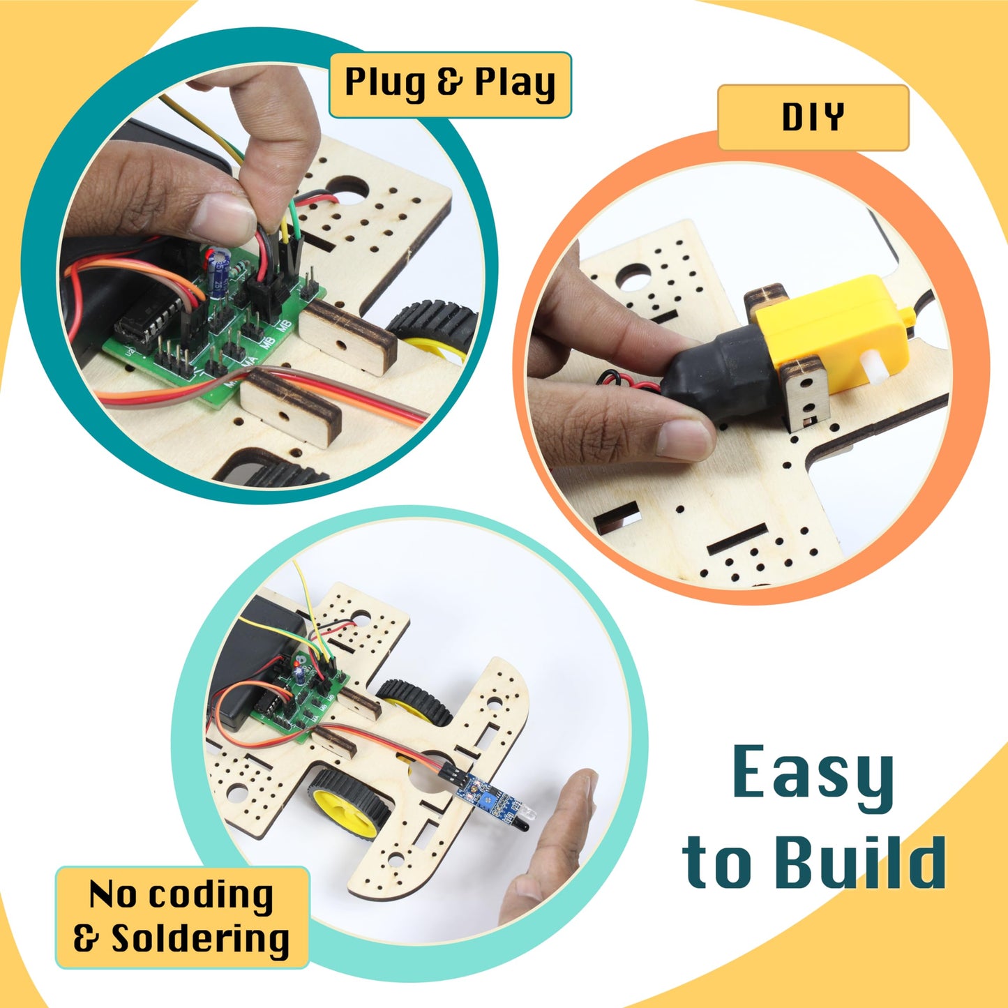 Butterfly Edufields 10in1 STEM Robotics Kit for Kids 8-12-14, Robot Kit for 8-10, Electronics for Kids 8-12, Engineering Kits for Kids Age 8-12, Science Kits for Kids Age 12-14, Circuit Board for Kids