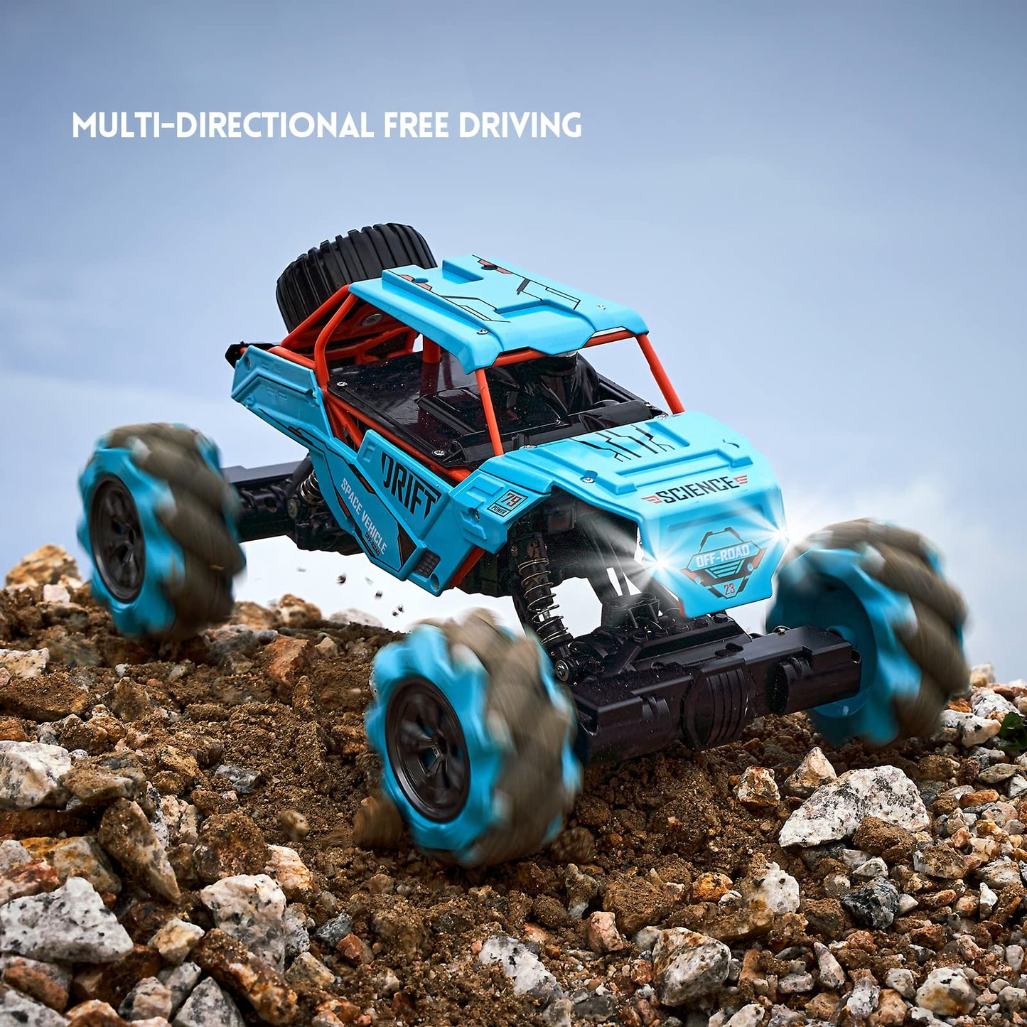 4WD Remote Control Gesture Sensor Car,Hand Controlled RC Stunt Car,Double-Sided Vehicle 360° Rotation with Light and Music Spray, Watch Toy Cars for Boys & Girls Birthday