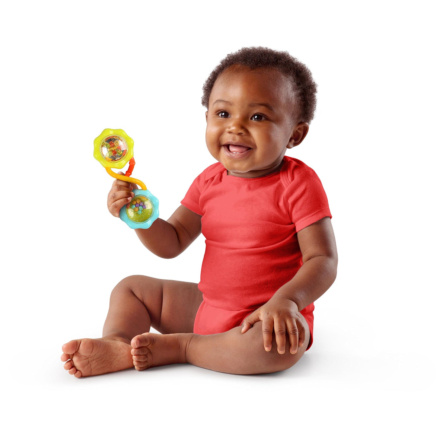 Bright Starts Oball Shaker Rattle Toy, Ages Newborn Plus