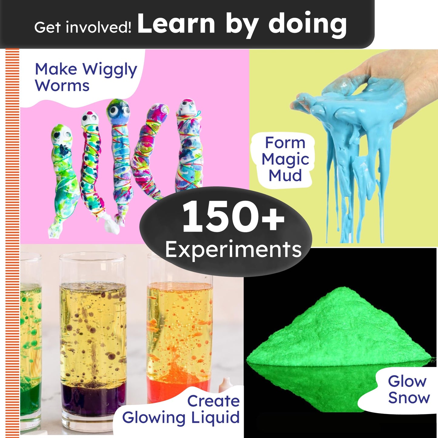 Butterfly EduFields 150+ Girls Science Kit for Kids 8-12 Ages 8 9 10 11 12 Years | Girls Science Experiments | Birthday for Girls | Girls Toys | Fun STEM Learning and Educational Toys