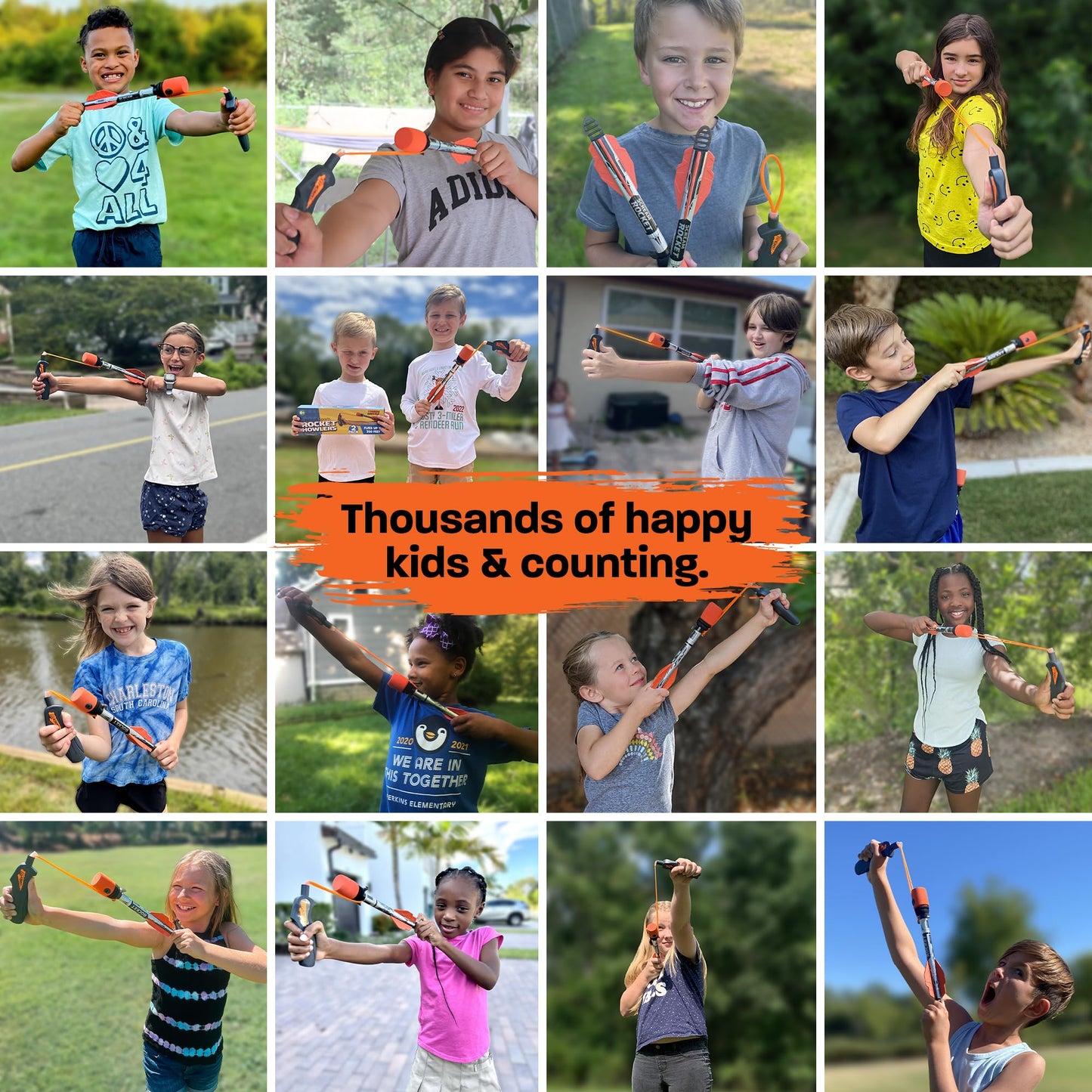Toy Rocket Launcher for Kids: Slingshot Rockets Outdoor Toys & Beach Games - Water Summer Birthday Gifts for Boys & Girls All Ages 8 & Up - Pool Toys & Boy Gifts for 8 9 10 11 12 Year Old Gift Ideas