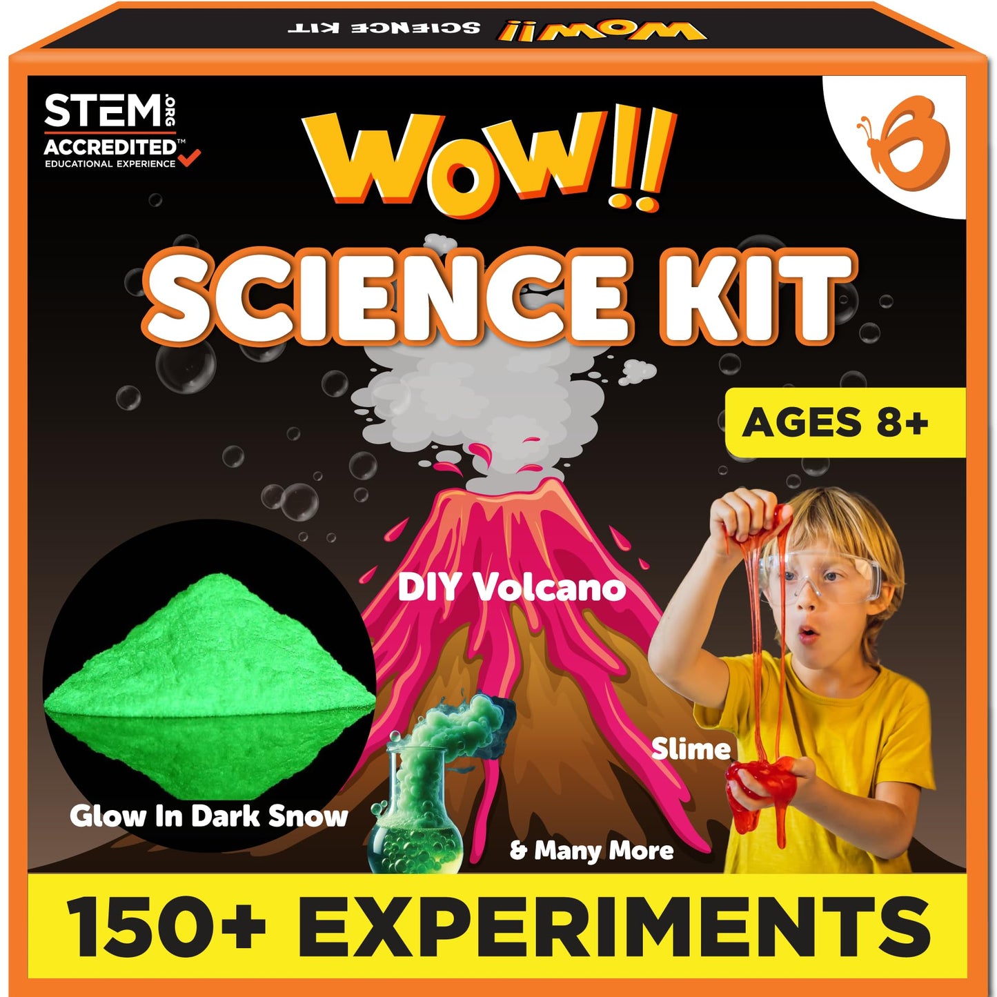 Butterfly EduFields 150+ Girls Science Kit for Kids 8-12 Ages 8 9 10 11 12 Years | Girls Science Experiments | Birthday for Girls | Girls Toys | Fun STEM Learning and Educational Toys