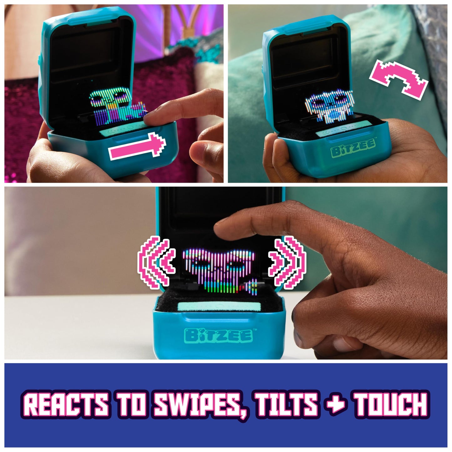 Magicals with 20 Interactive Characters Inside, Reacts to Touch, Digital Pet Kids Toys for Ages 5 and up