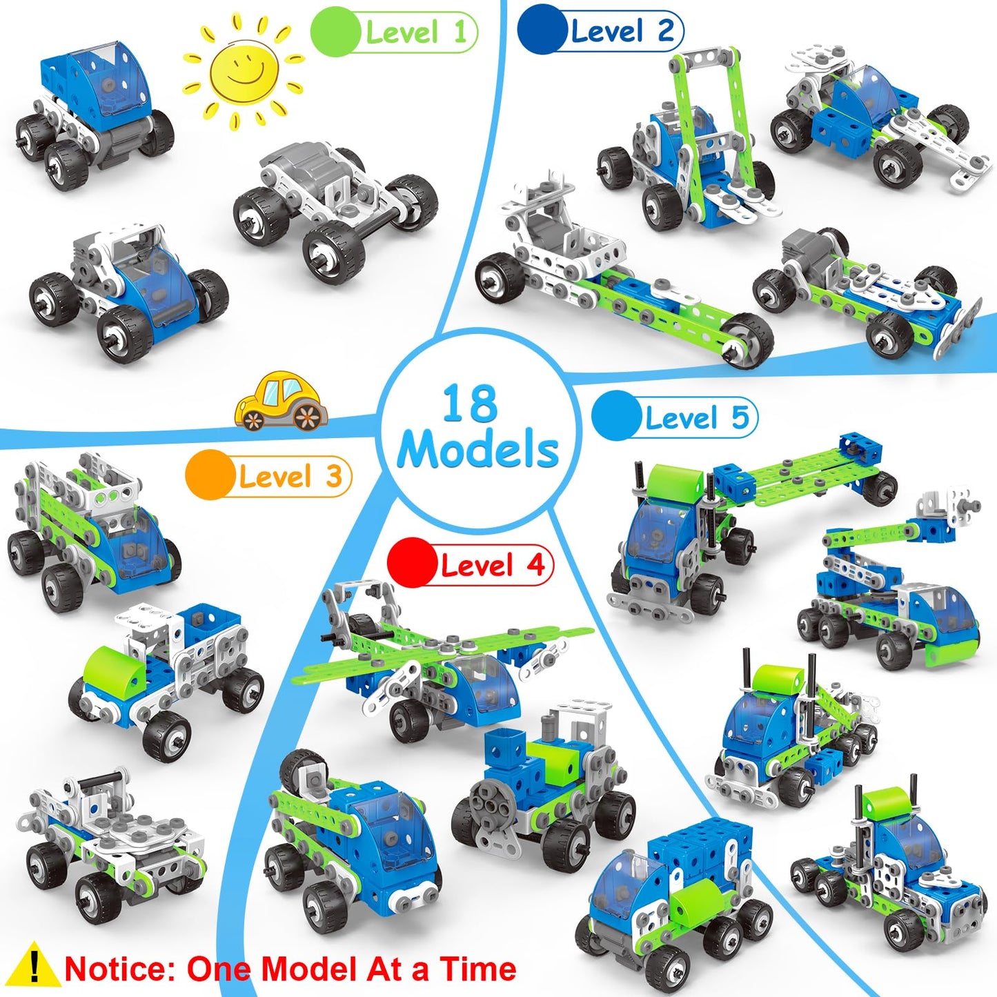 10 in 1 STEM Toys for 4 5 6 7 8+ Year Old Boy Girl Birthday Gifts Building Toys for Kids Ages 4-8 5-7 6-8 Educational Stem Activities for Boys 4-6 8-10 Construction Creative Games Holiday Idea Gift