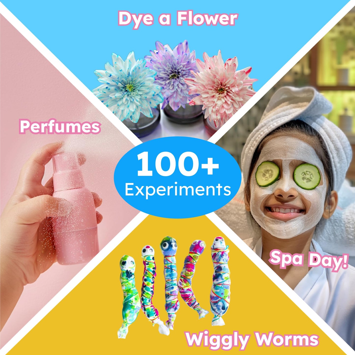 Butterfly EduFields 150+ Girls Science Kit for Kids 8-12 Ages 8 9 10 11 12 Years | Girls Science Experiments | Birthday for Girls | Girls Toys | Fun STEM Learning and Educational Toys
