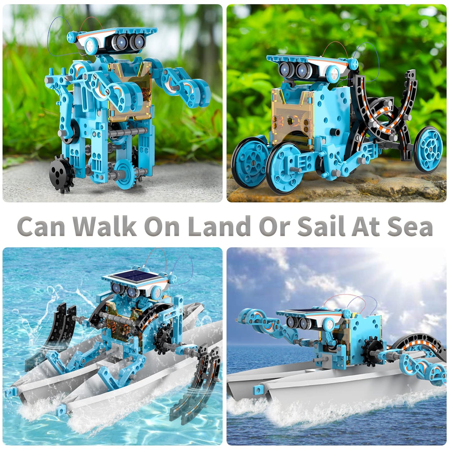 Lucky Doug Toys for Ages 8-13, 12-in-1 STEM Solar Robot Kit Toys Gifts for Kids 8 9 10 11 12 13 Years Old, Educational Building Science Experiment Set Birthday for Kids Boys Girls