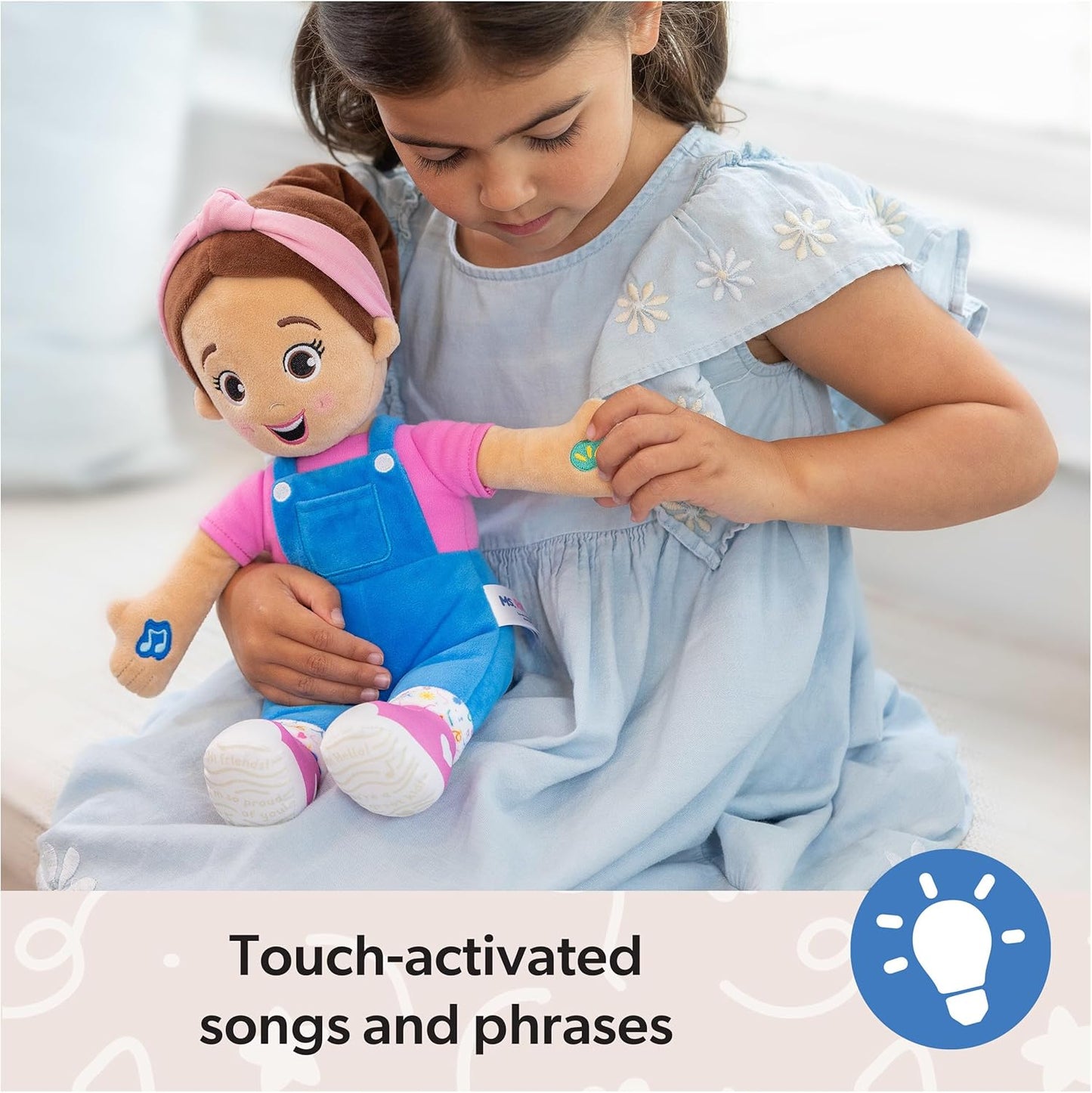 Ms. Rachel Official Speak & Sing Doll, 16” Tall Interactive Toy with 4 Songs & 16+ Phrases, Toddler Toys for Girls & Boys Ages 6 Months to 3+ Years