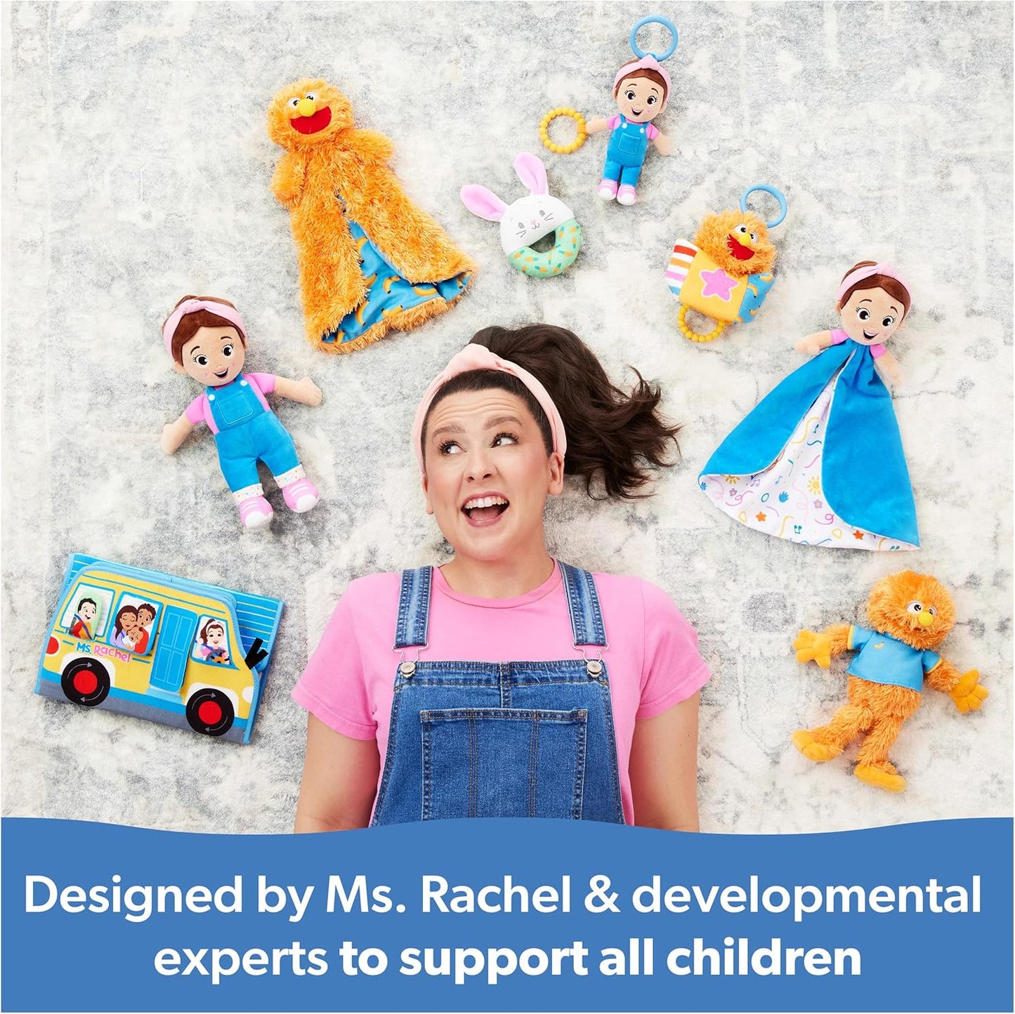 Ms. Rachel Official Speak & Sing Doll, 16” Tall Interactive Toy with 4 Songs & 16+ Phrases, Toddler Toys for Girls & Boys Ages 6 Months to 3+ Years