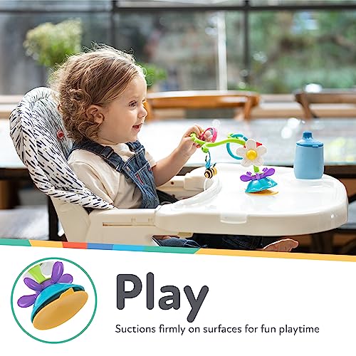 Nuby Silly Spinwheel Toy with Suction Base - Interactive High Chair Toy for Babies and Toddlers - 6+ Months