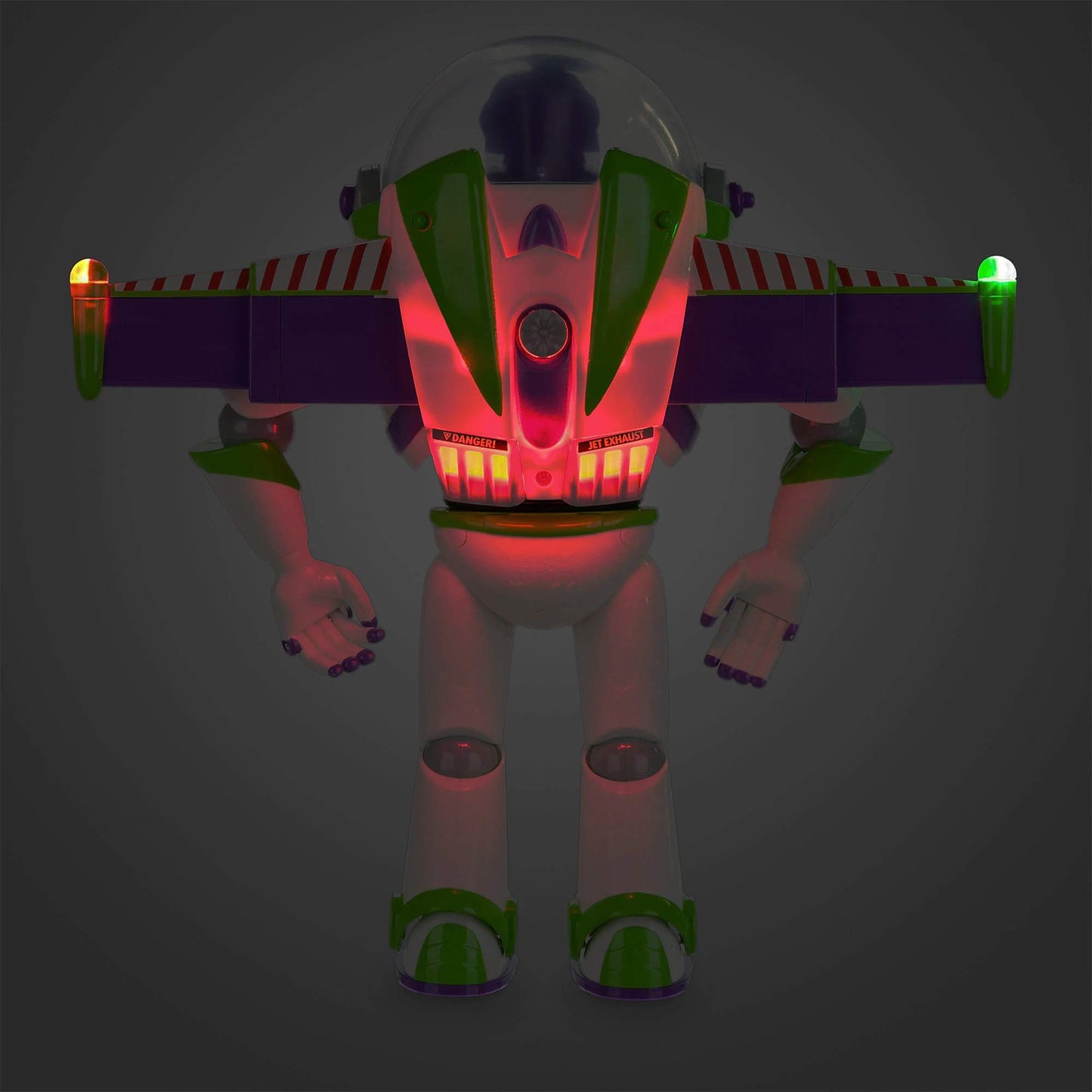 Disney Store Official Buzz Lightyear Interactive Talking Action Figure from Toy Story, Features 10+ English Phrases, Interacts with Other Figures and Toys