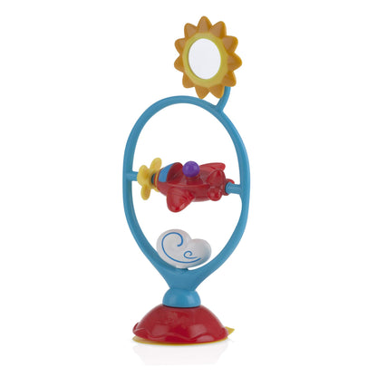 Nuby Silly Spinwheel Toy with Suction Base - Interactive High Chair Toy for Babies and Toddlers - 6+ Months