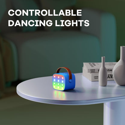 Karaoke Machine for Kids, Portable Mini Speaker with 2 Wireless Microphones, TOP Kids Gifts for Girls Ages 3, 4, 5, 6, 7, 8, 9, 10, 11, 12 +Years Old, 4-12th Christmas Birthday Toy Party (Purple)