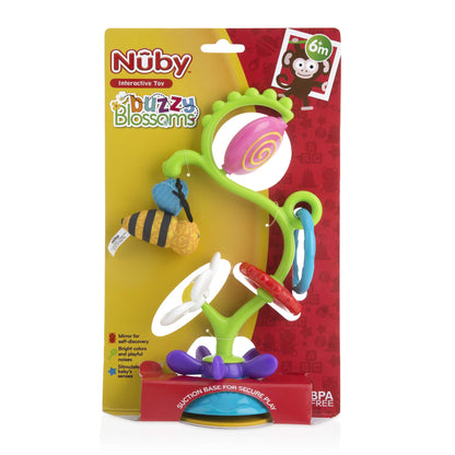 Nuby Silly Spinwheel Toy with Suction Base - Interactive High Chair Toy for Babies and Toddlers - 6+ Months
