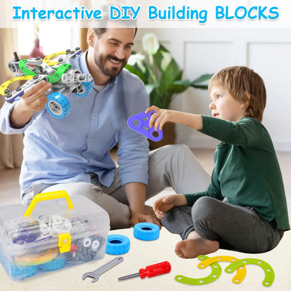 10 in 1 STEM Toys for 4 5 6 7 8+ Year Old Boy Girl Birthday Gifts Building Toys for Kids Ages 4-8 5-7 6-8 Educational Stem Activities for Boys 4-6 8-10 Construction Creative Games Holiday Idea Gift