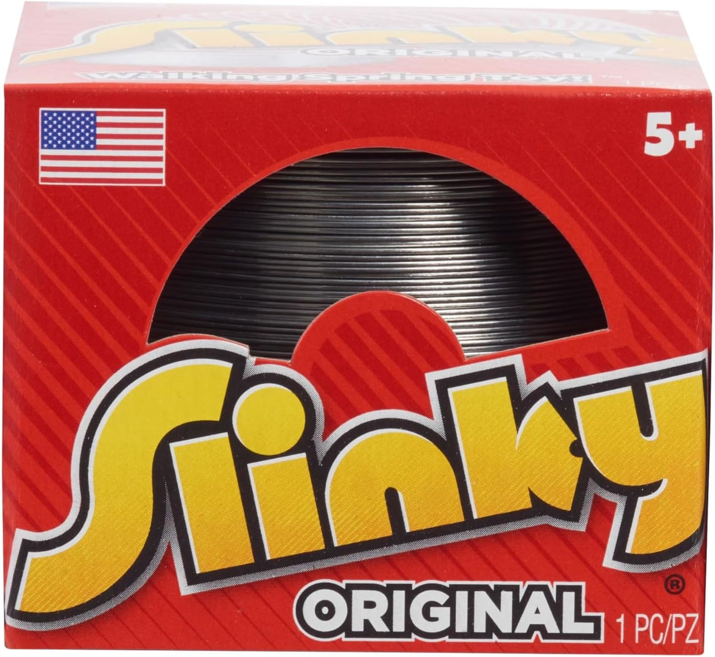 The Original Slinky Walking Spring Toy, 2.75-inch Diameter Metal Slinky, Fidget Toys