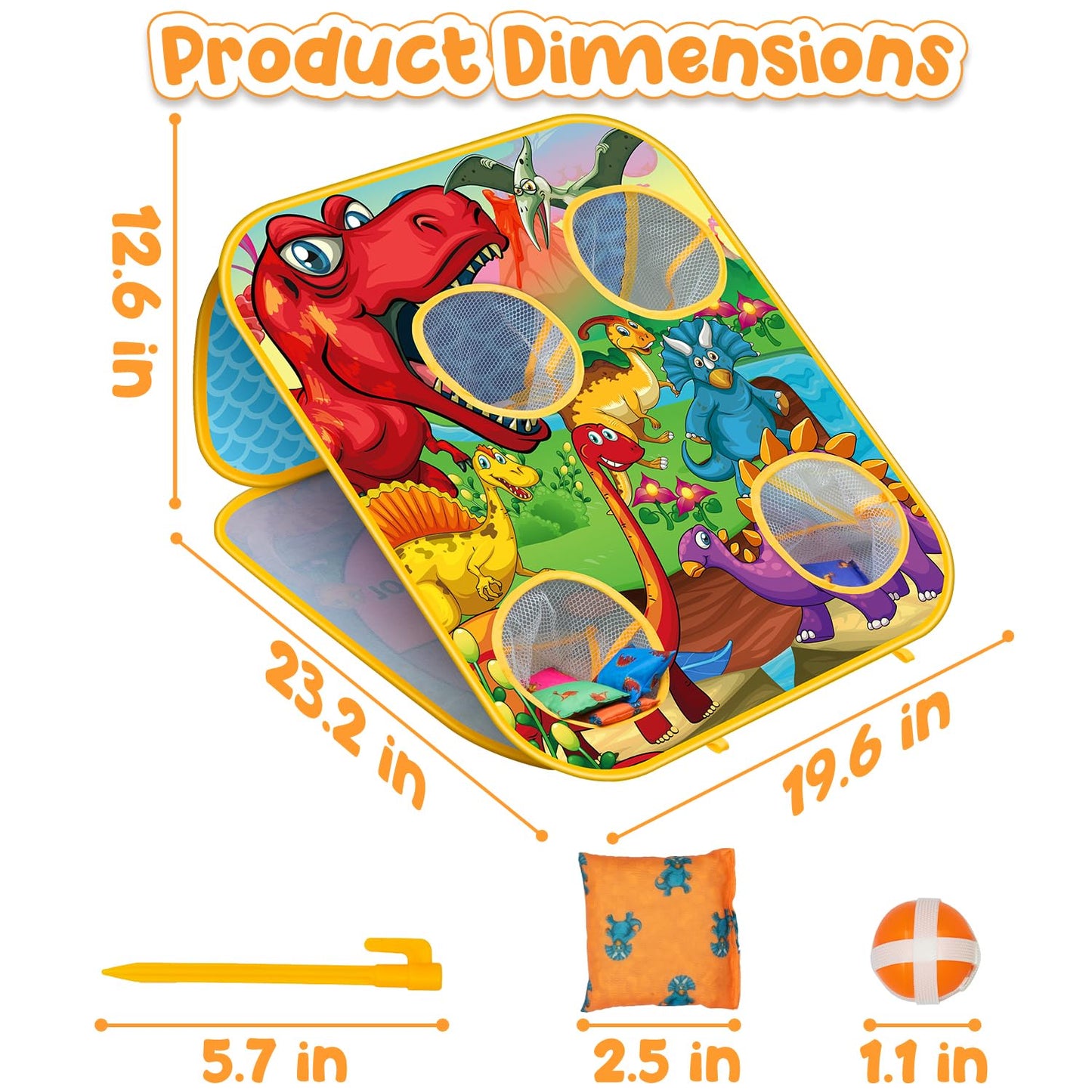 Bean Bag Toss Game for Kids - Cornhole Board Outdoor Toys for Toddlers -Party Activities Carnival Outside Yard Backyard Beach Lawn Games Toy for Kid Boys Girls Age 3 4 5 6 7 8 Year Old Birthday Gifts