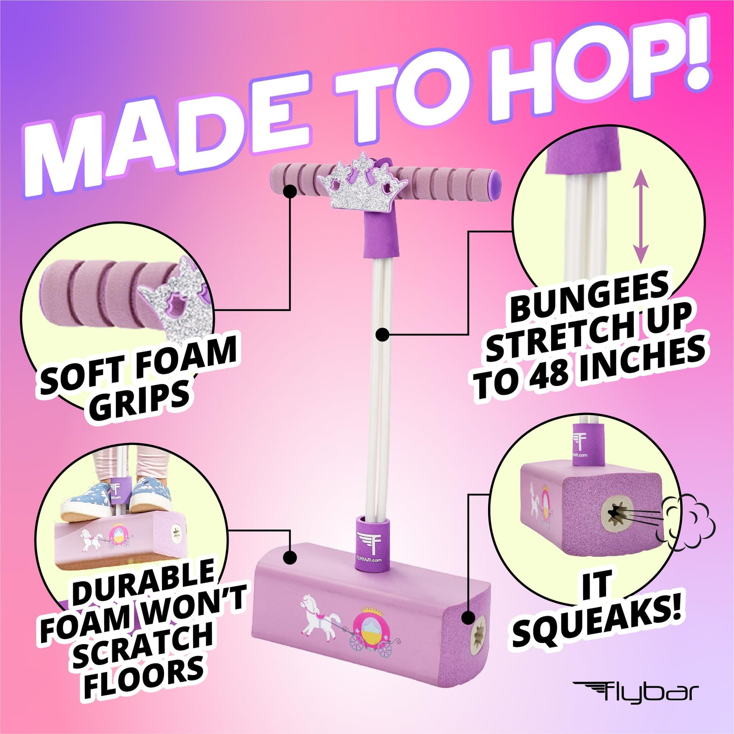 Flybar My First Foam Pogo Jumper for Kids Fun and Safe Pogo Stick for Toddlers