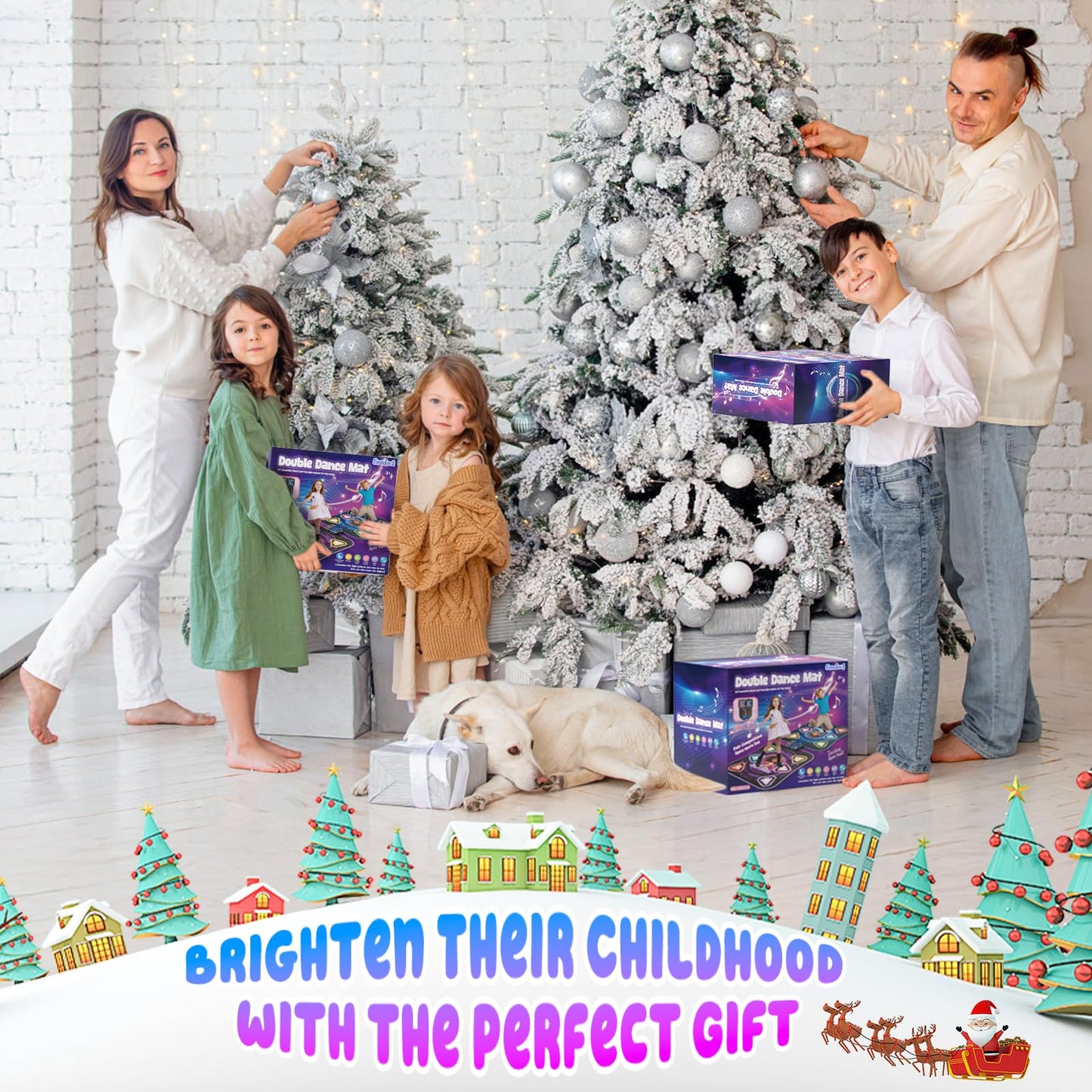 Dance Mat for 3-12 Year Old Girls, Electronic Dance Pad with 8 Button & Wireless Bluetooth, Music Dance Toy Birthday Xmas Gifts for Kids 3 4 5 6 7 8 9 10+ Year Old