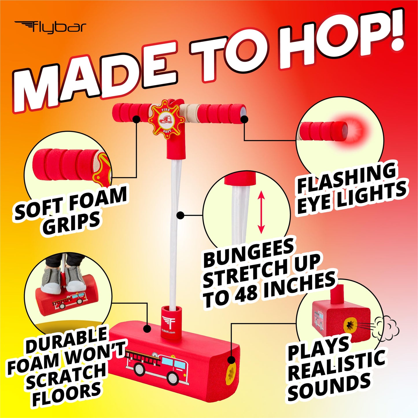 Flybar My First Foam Pogo Jumper for Kids Fun and Safe Pogo Stick for Toddlers