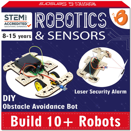 Butterfly Edufields 10in1 STEM Robotics Kit for Kids 8-12-14, Robot Kit for 8-10, Electronics for Kids 8-12, Engineering Kits for Kids Age 8-12, Science Kits for Kids Age 12-14, Circuit Board for Kids