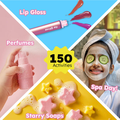 Butterfly EduFields 150+ Girls Science Kit for Kids 8-12 Ages 8 9 10 11 12 Years | Girls Science Experiments | Birthday for Girls | Girls Toys | Fun STEM Learning and Educational Toys