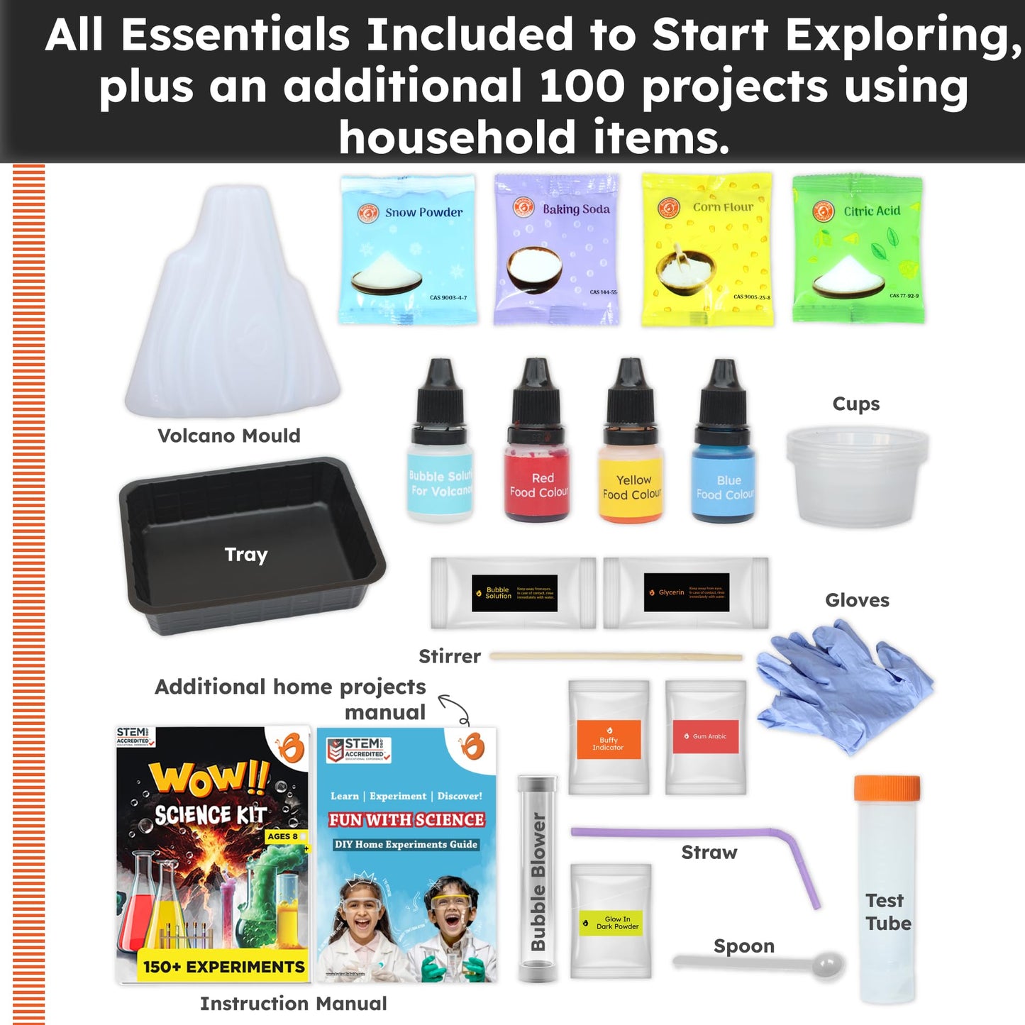 Butterfly EduFields 150+ Girls Science Kit for Kids 8-12 Ages 8 9 10 11 12 Years | Girls Science Experiments | Birthday for Girls | Girls Toys | Fun STEM Learning and Educational Toys