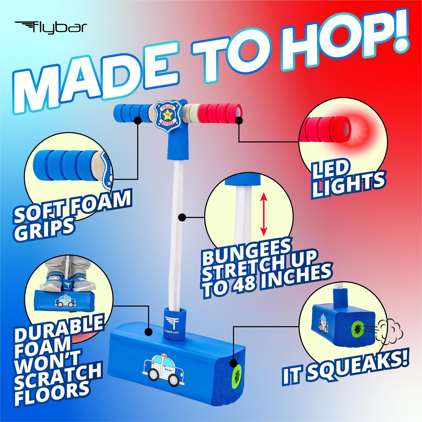 Flybar My First Foam Pogo Jumper for Kids Fun and Safe Pogo Stick for Toddlers