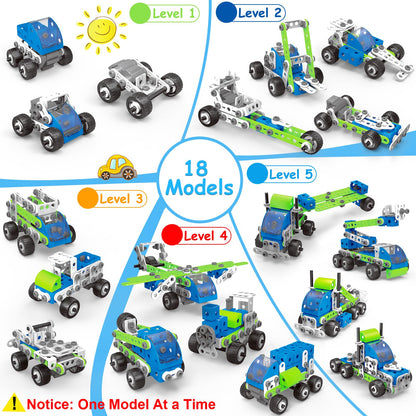 10 in 1 STEM Toys for 4 5 6 7 8+ Year Old Boy Girl Birthday Gifts Building Toys for Kids Ages 4-8 5-7 6-8 Educational Stem Activities for Boys 4-6 8-10 Construction Creative Games Holiday Idea Gift