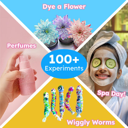 Butterfly EduFields 150+ Girls Science Kit for Kids 8-12 Ages 8 9 10 11 12 Years | Girls Science Experiments | Birthday for Girls | Girls Toys | Fun STEM Learning and Educational Toys